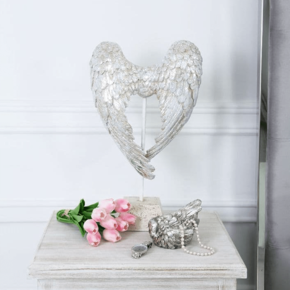 Pedestal Angel Wings - Luxury Interiors