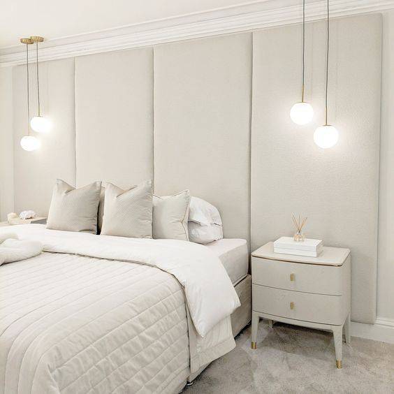 Darcy 2 Drawer Bedside Table Stone - Luxury Interiors