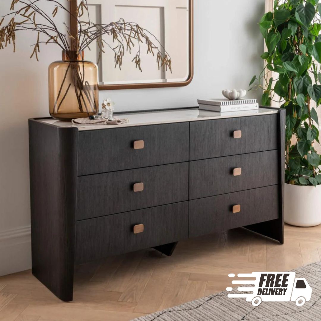 Rona 6 Drawer Chest (Free Delivery)