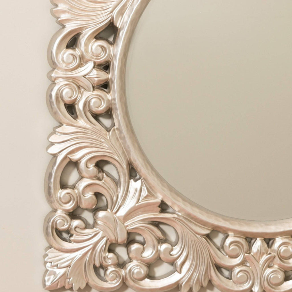 Varina wall mirror square champagne - Luxury Interiors