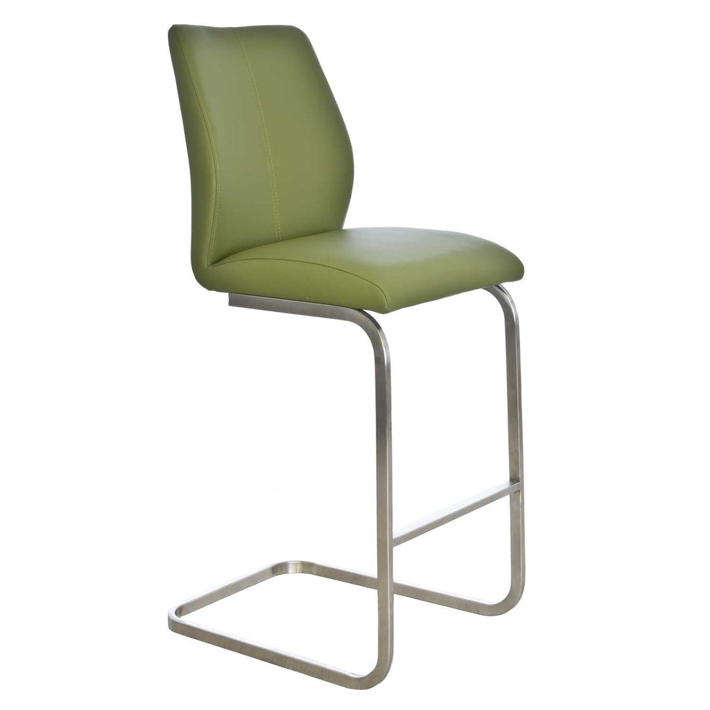 Elis Chrome Leg Bar Stools (pair) - Luxury Interiors