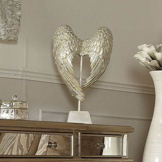 Pedestal Angel Wings - Luxury Interiors