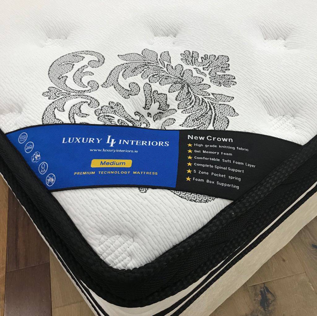 New Crown Medium Support Mattress - Luxury Interiors
