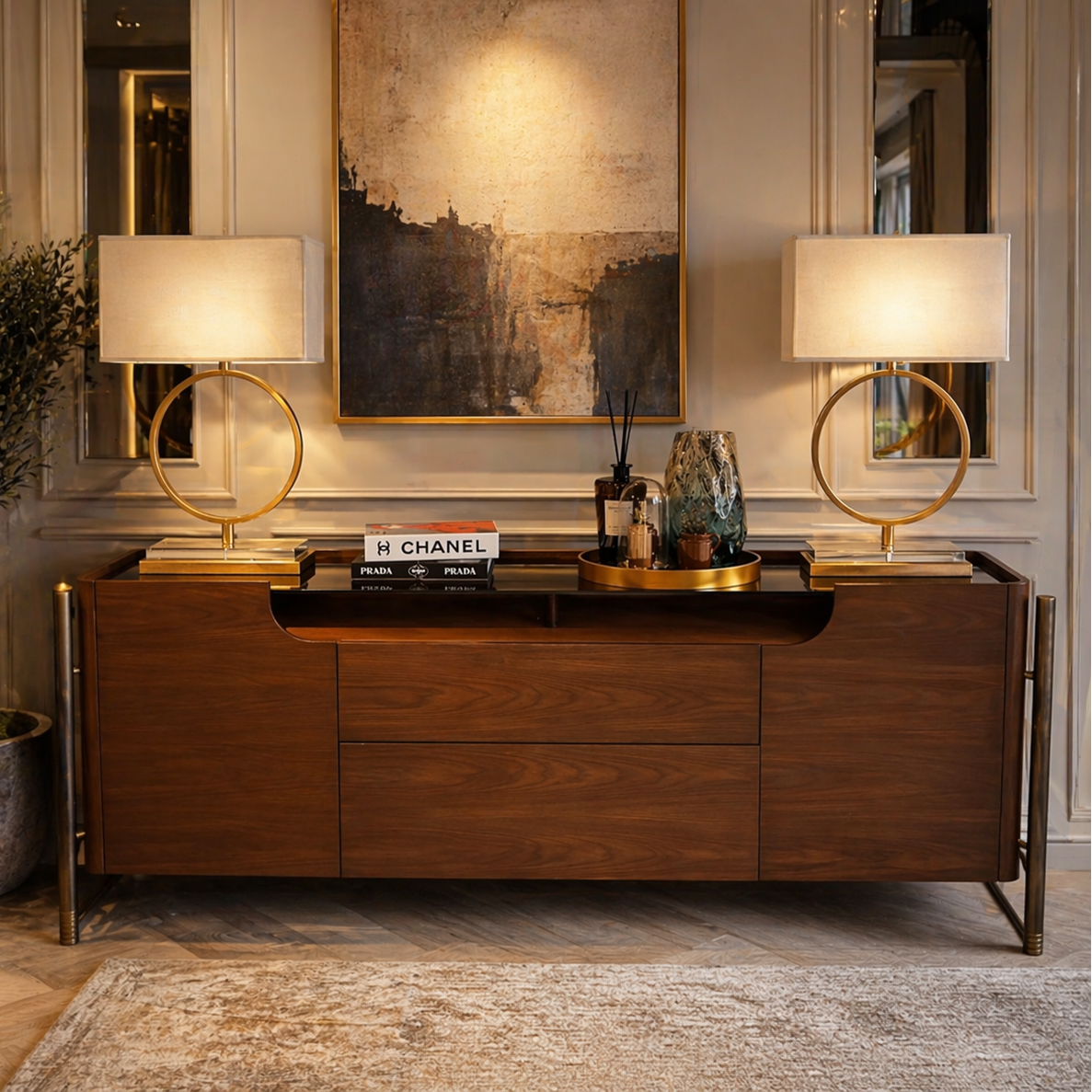 Lila 1.8m 1970s inspired sideboard