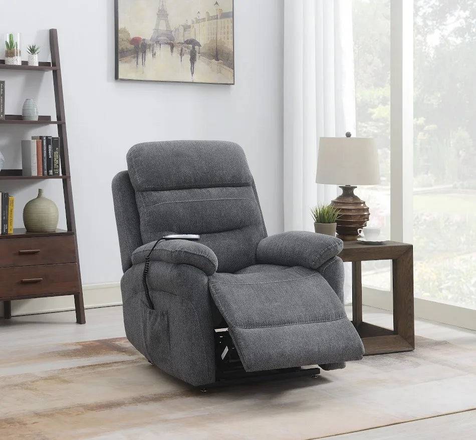Alice Herbert Grey Lift & Rise Armchair - Luxury Interiors