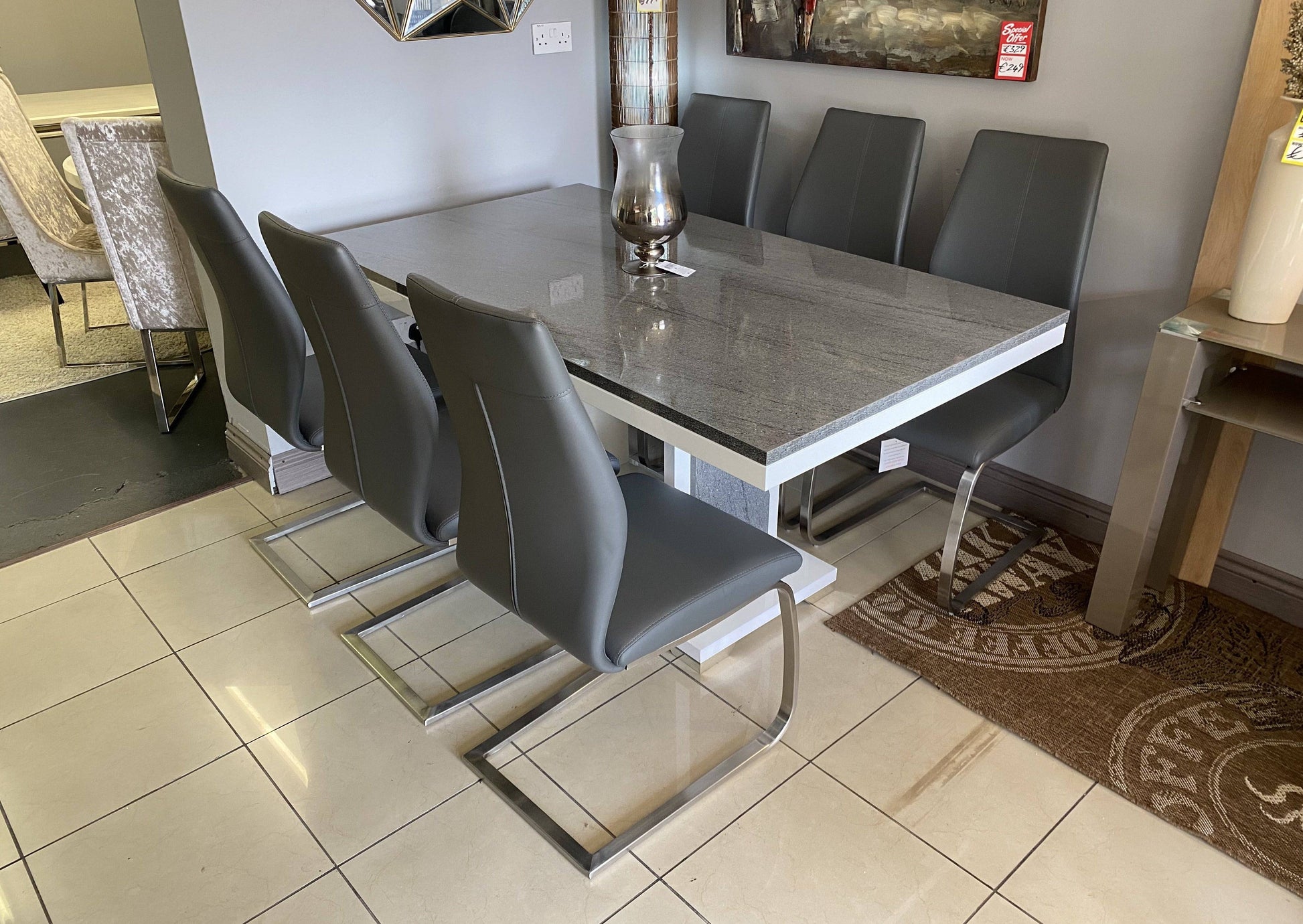Italian Ascot Dining Set - Luxury Interiors