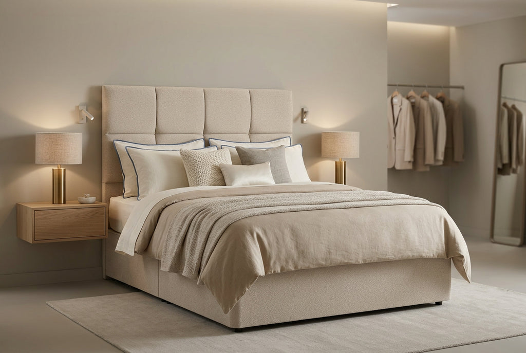 Ciaran. Full Height Floor Headboard 54" High
