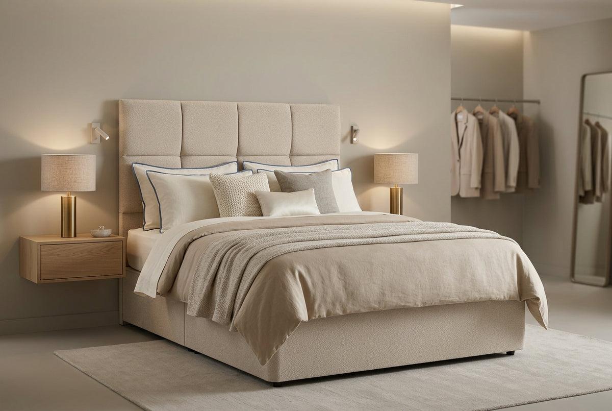 Ciaran. Full Height Floor Headboard 54" High