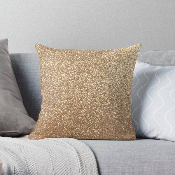 Gold Glitter Cushions - Luxury Interiors