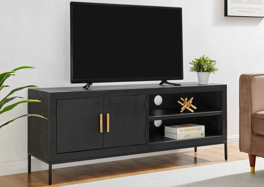 Brixton Dark & Gold TV Unit