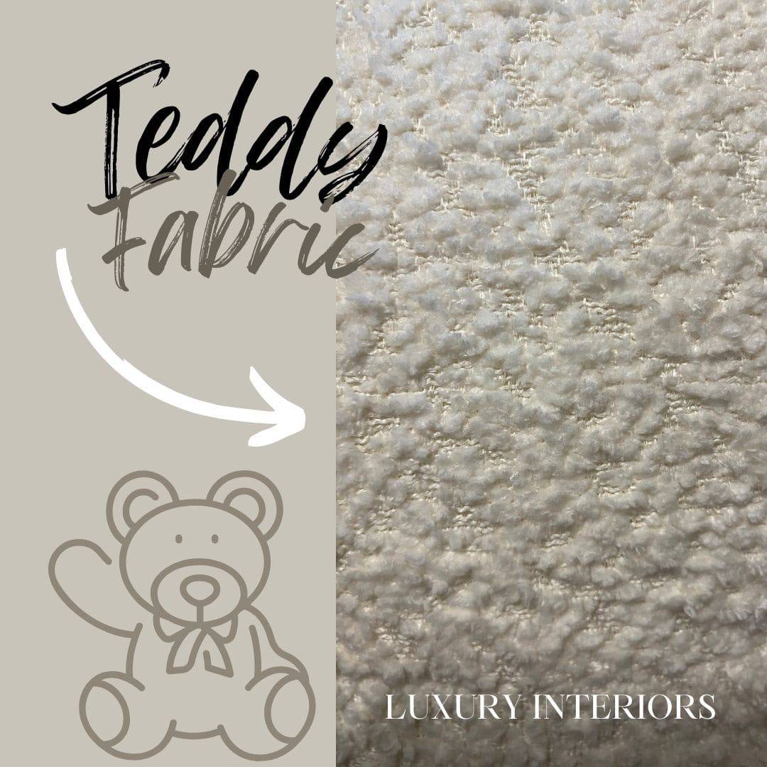 Modern Delilah Bone Fabric Bedframe - Luxury Interiors