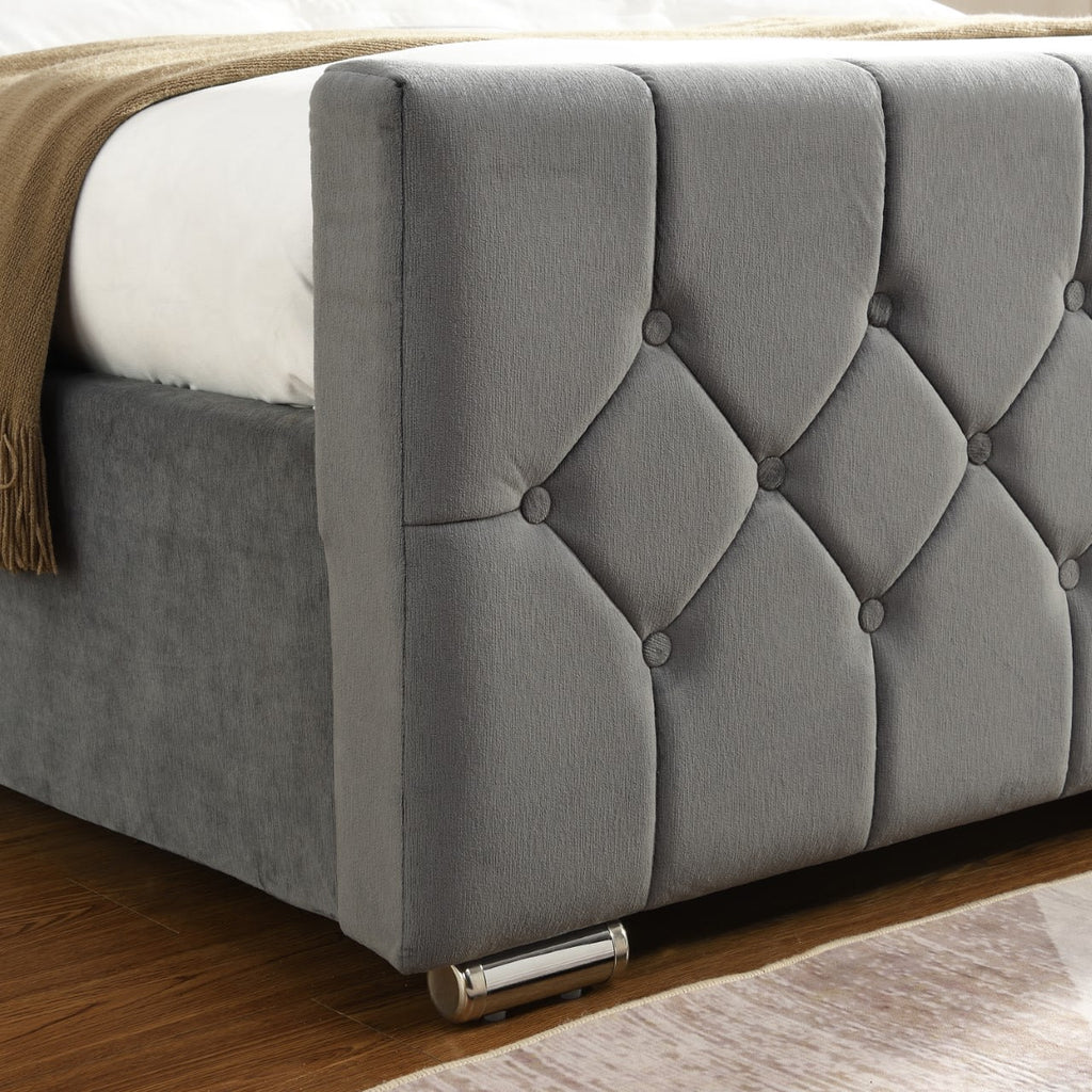 Glinda Grey Bed