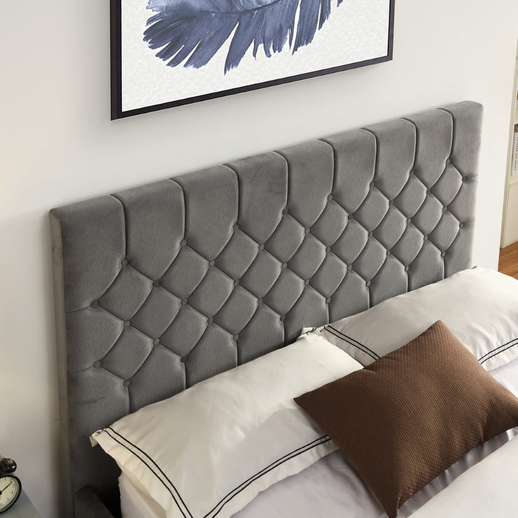 Glinda Grey Bed
