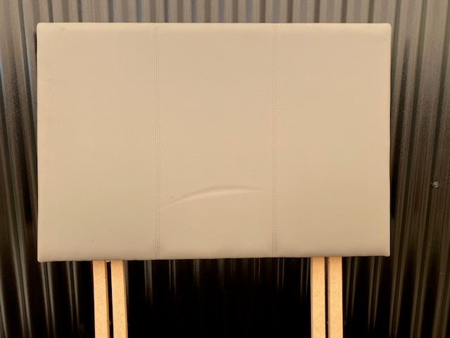 €29 Grey Leatherette Headboard 3ft Wide