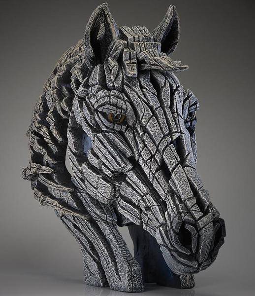 Edge Sculpture Horse Head Bust - Luxury Interiors