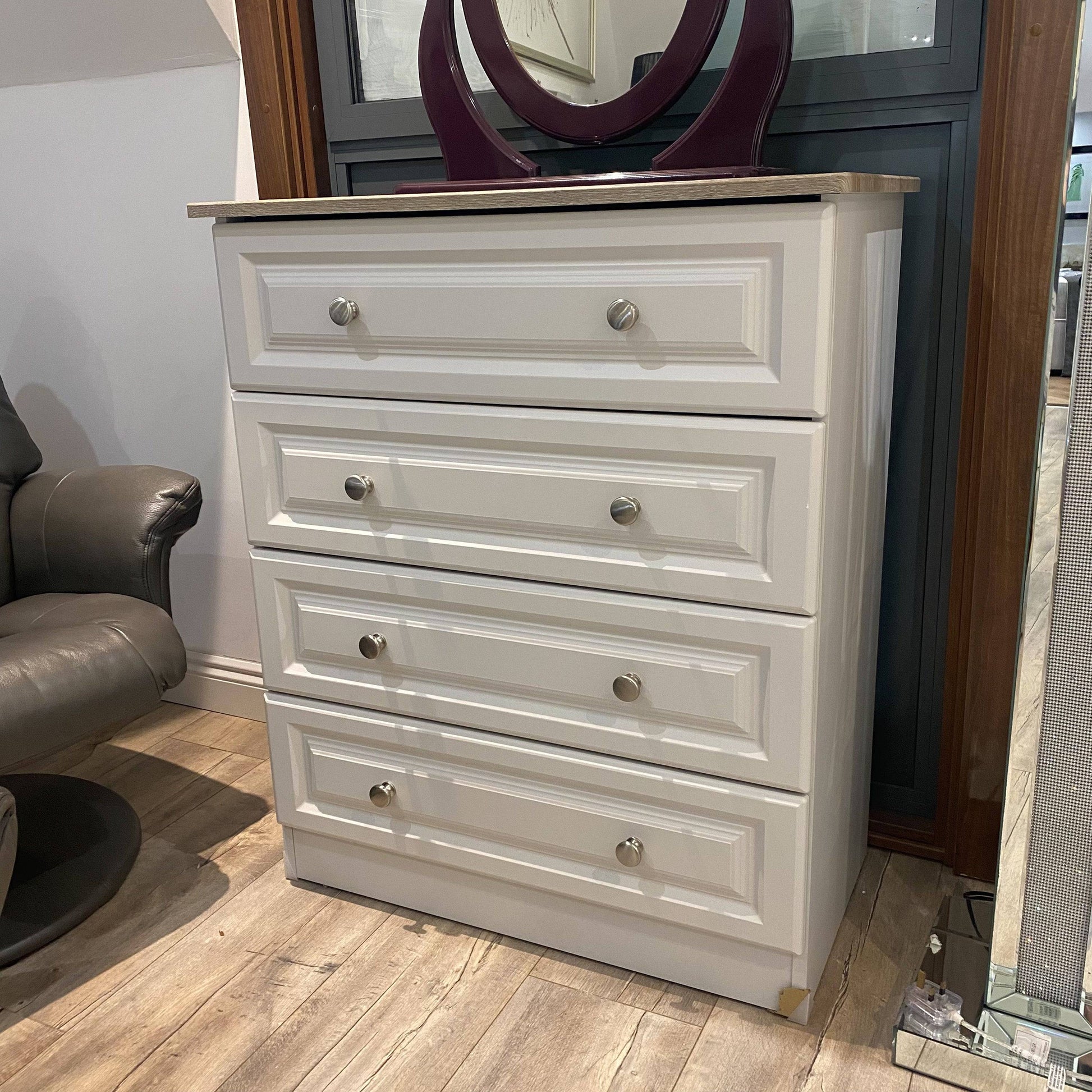 Greystone & Truffle Chest - Luxury Interiors