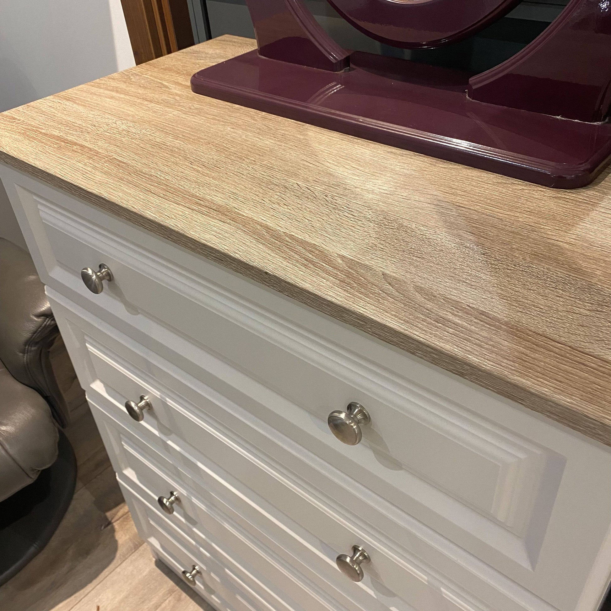 Greystone & Truffle Chest - Luxury Interiors