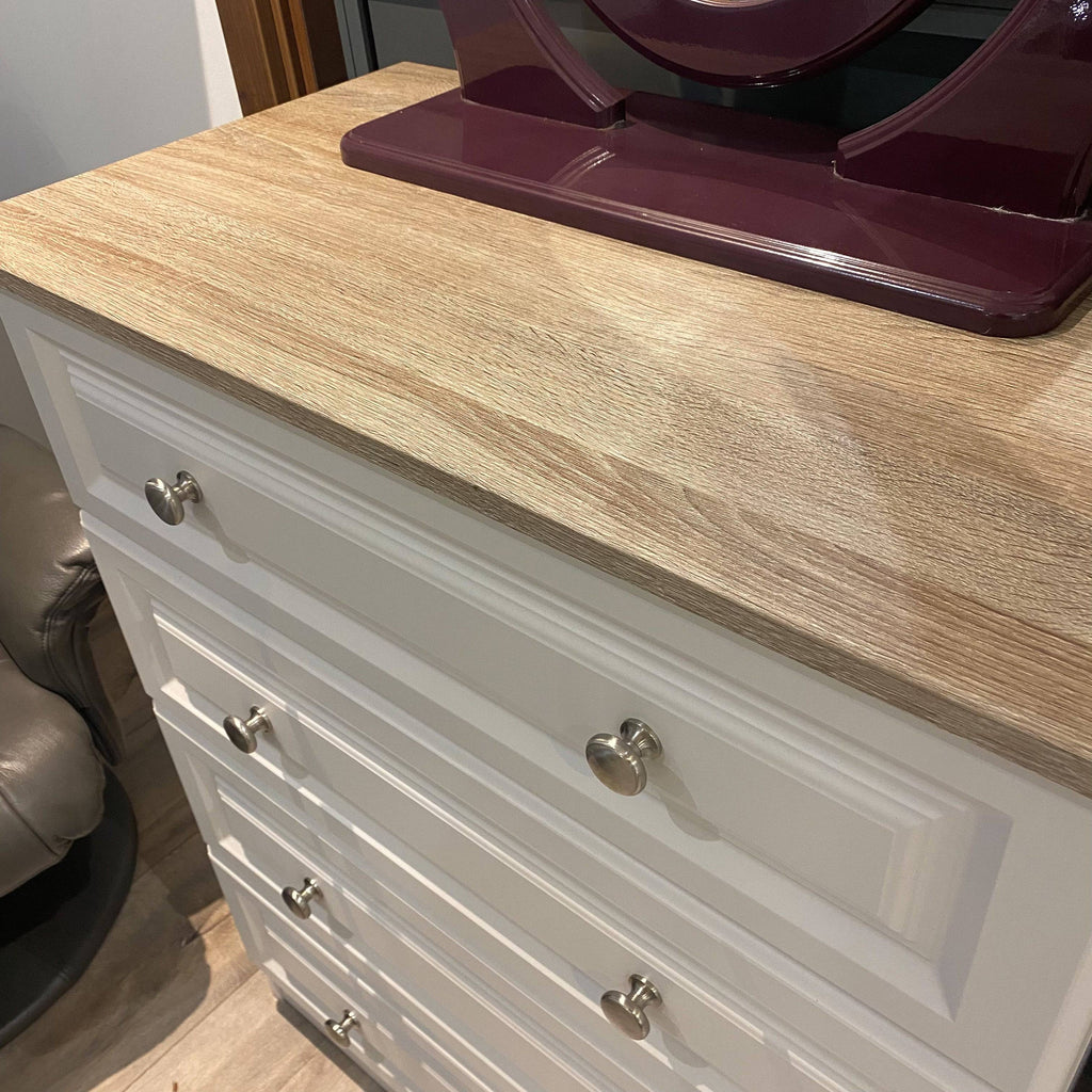 Greystone & Truffle Chest - Luxury Interiors