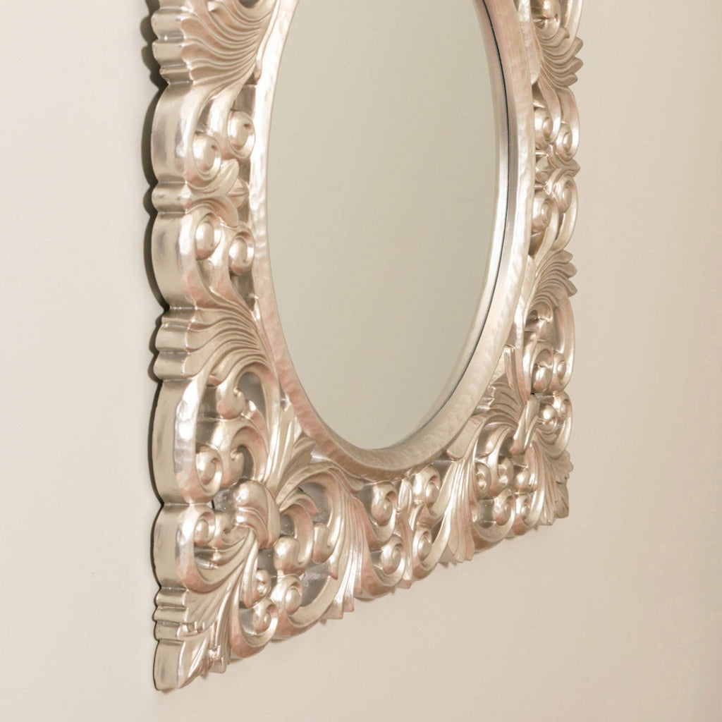 Varina wall mirror square champagne - Luxury Interiors