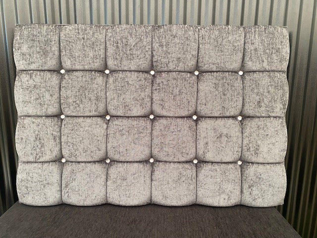 €99.00 4ft6" Diamond Grey headboard