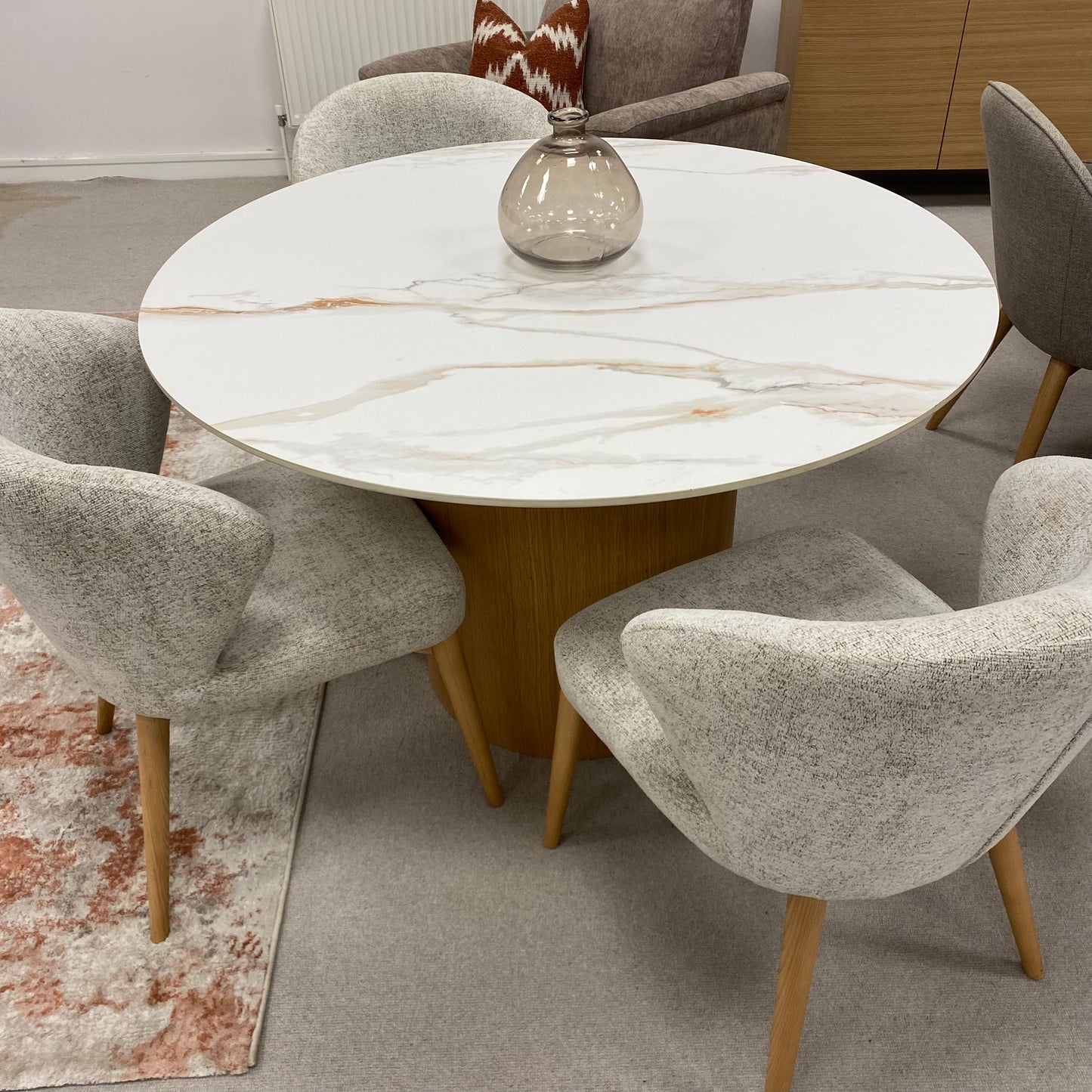 Eve Modern Round Dining Set