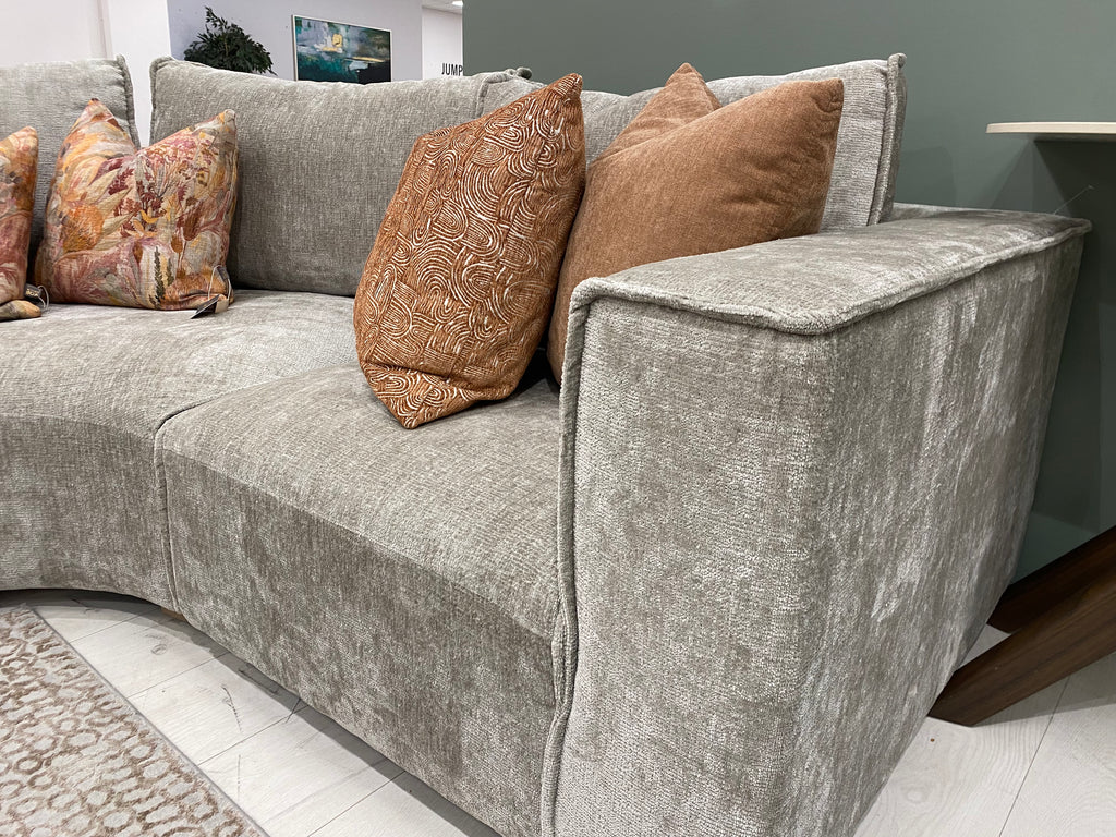 Bobbi Modular Chenille Corner Sofa - Luxury Interiors