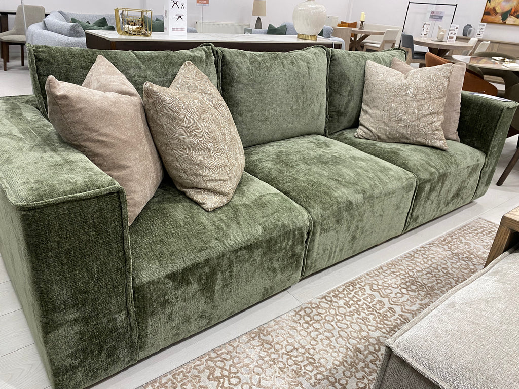 Bobbi Modular Chenille Corner Sofa - Luxury Interiors