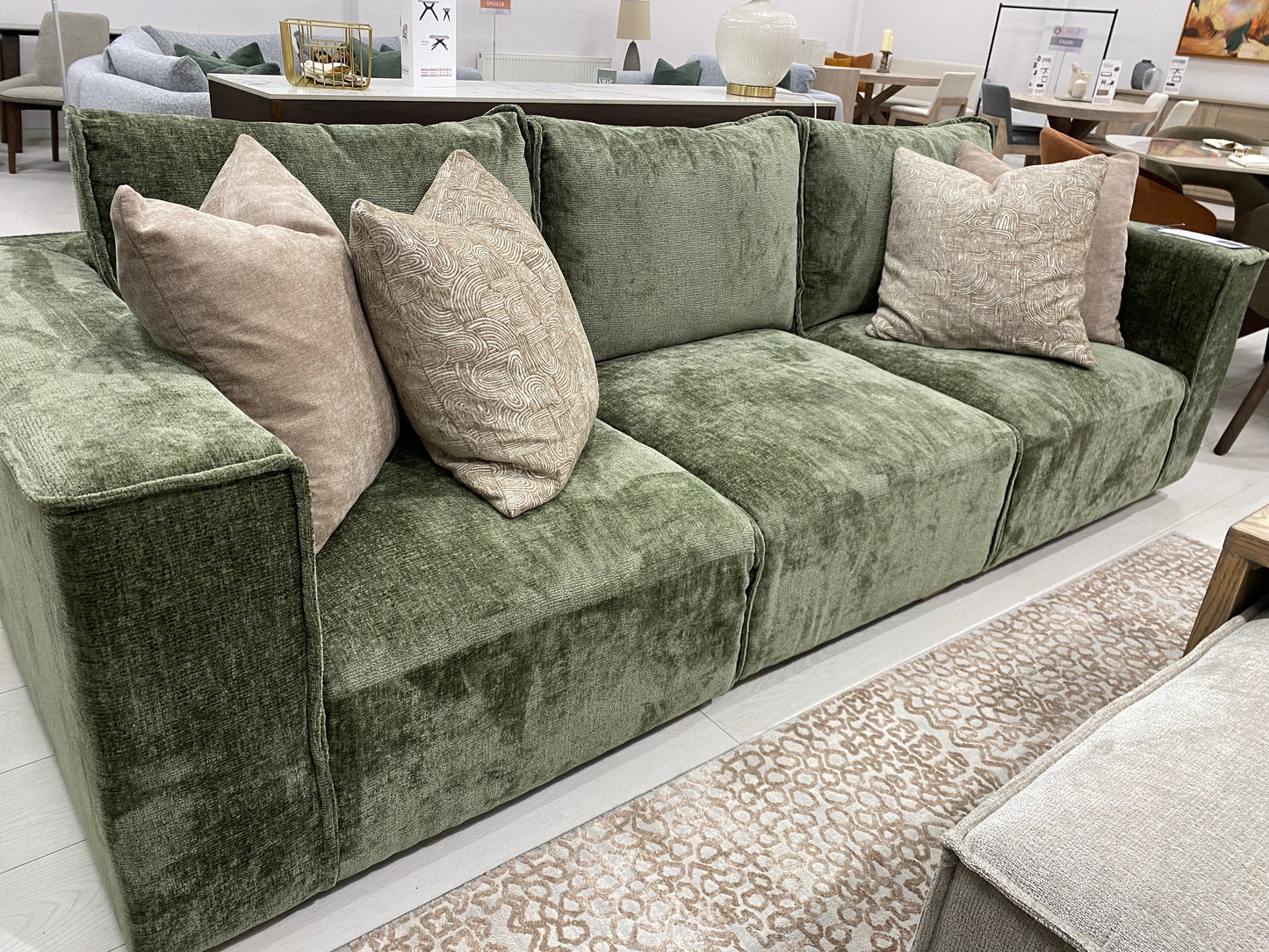 Bobbi Modular Chenille Corner Sofa