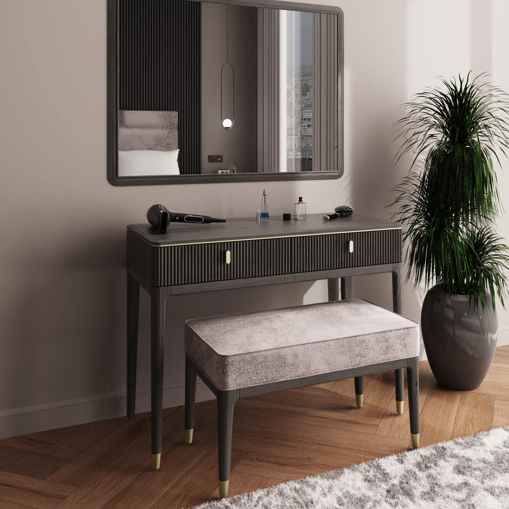 Darcy Dressing Table 2 Drawer - Luxury Interiors