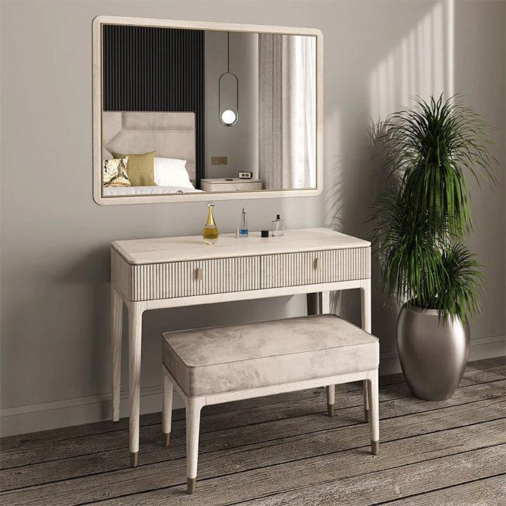 Darcy 2 drawer console dressing table - Luxury Interiors