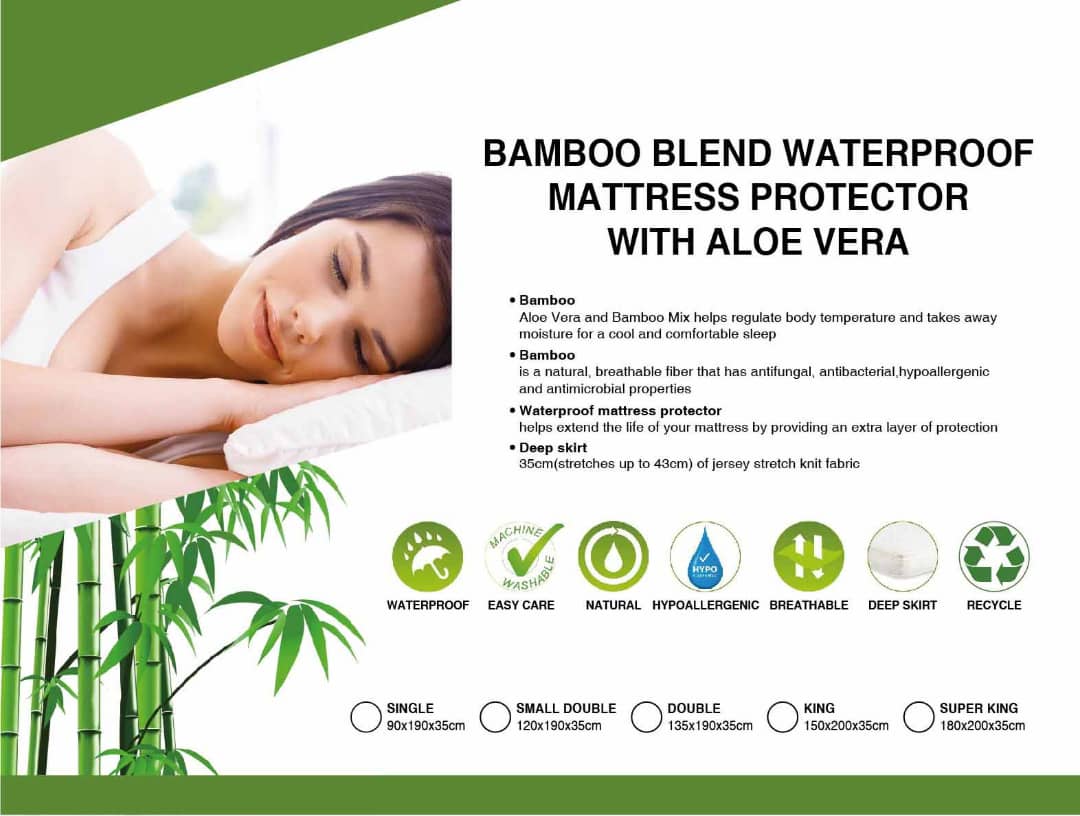 Aloe Vera Mattress Protectors - Luxury Interiors