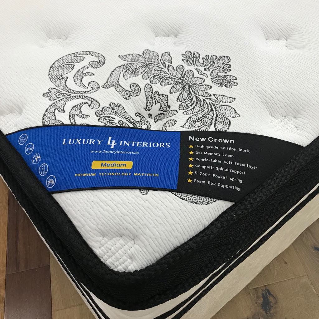 5ft Blarney Ottoman Chenille Fabric Storage Bed