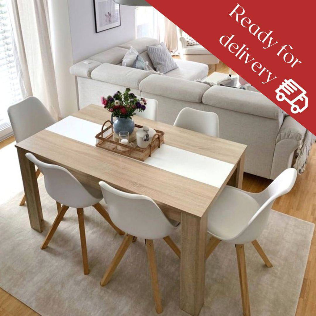White Plastic Tub Dining Chairs (Pair) - Luxury Interiors