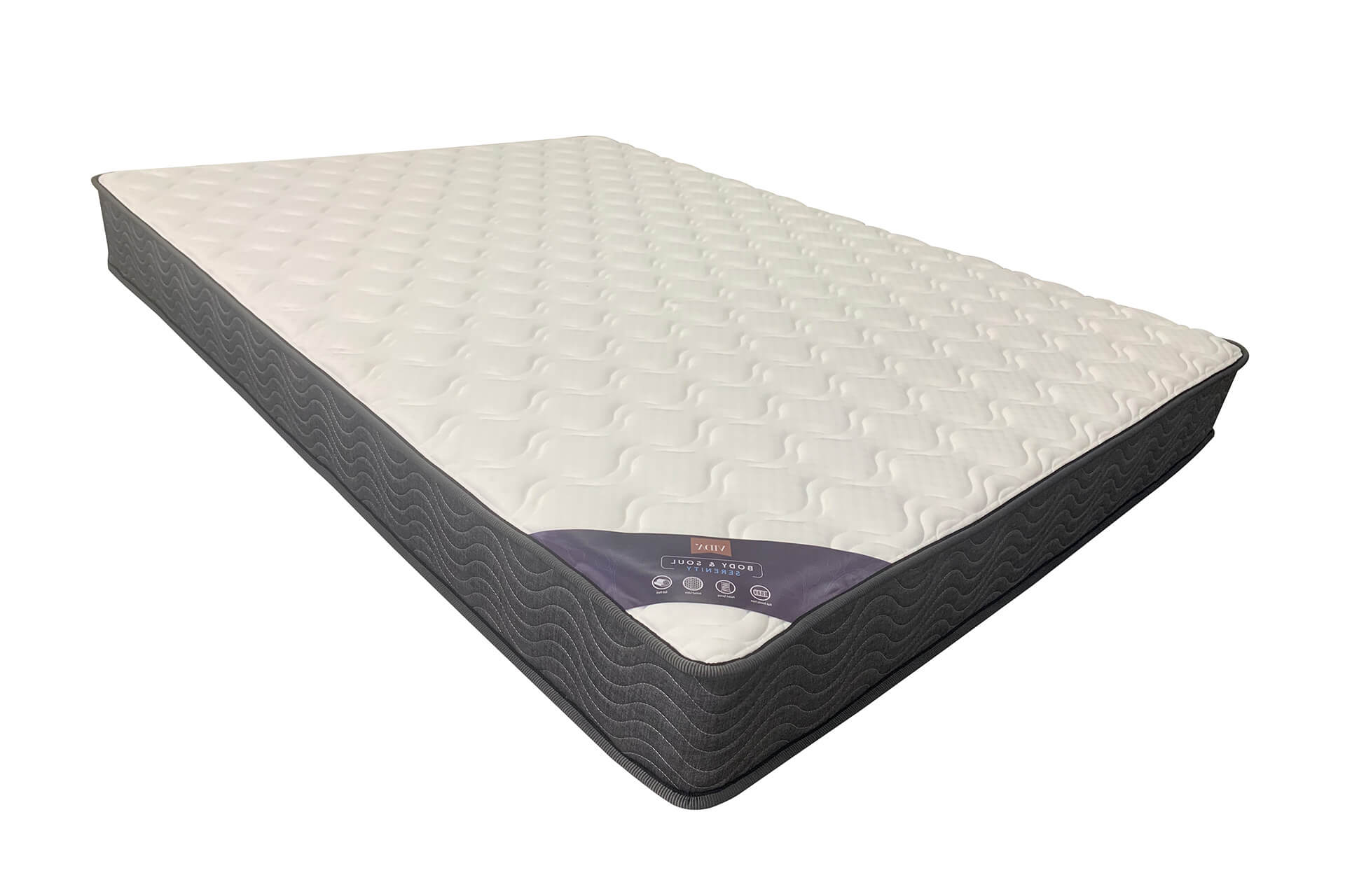 Janet 3ft Solid Wood Bed with Metal Base + Mattress