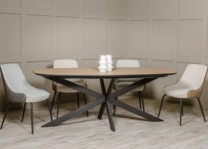 Sadia Oval Dining Set - Luxury Interiors
