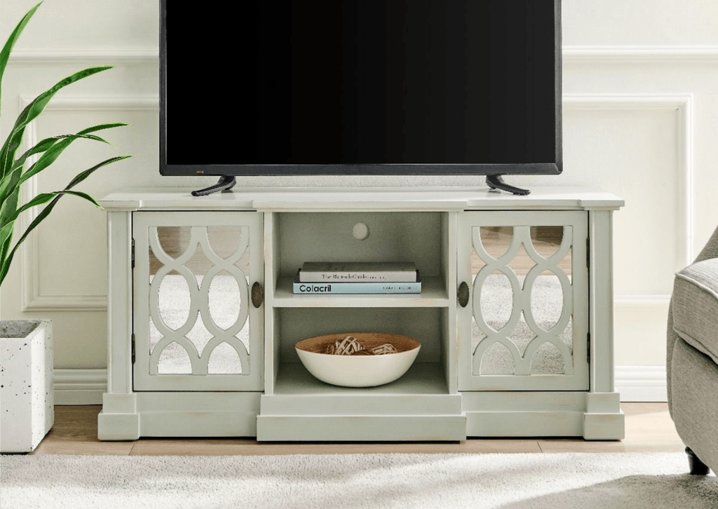 Modena Painted Grey TV Unit - Luxury Interiors