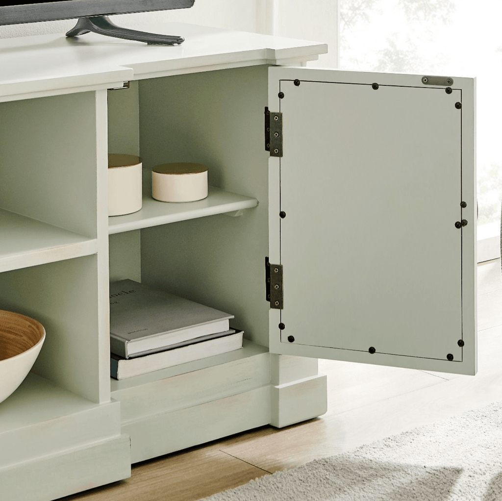 Modena Painted Grey TV Unit - Luxury Interiors