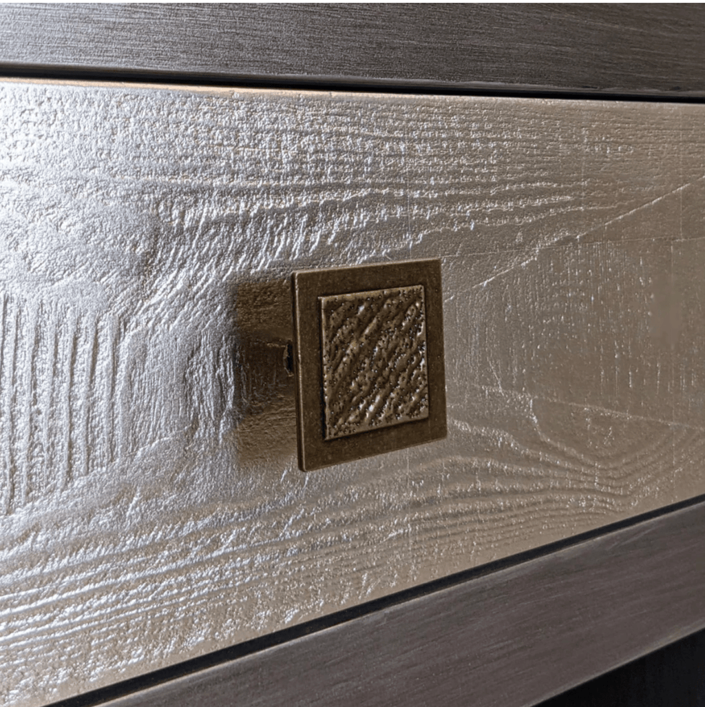 Nova Bronze + Champagne Console - Luxury Interiors
