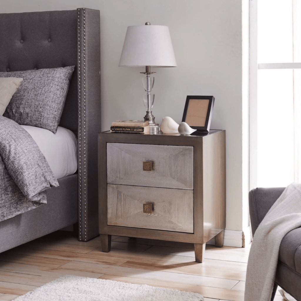 Nova Bed Side Table with - Luxury Interiors