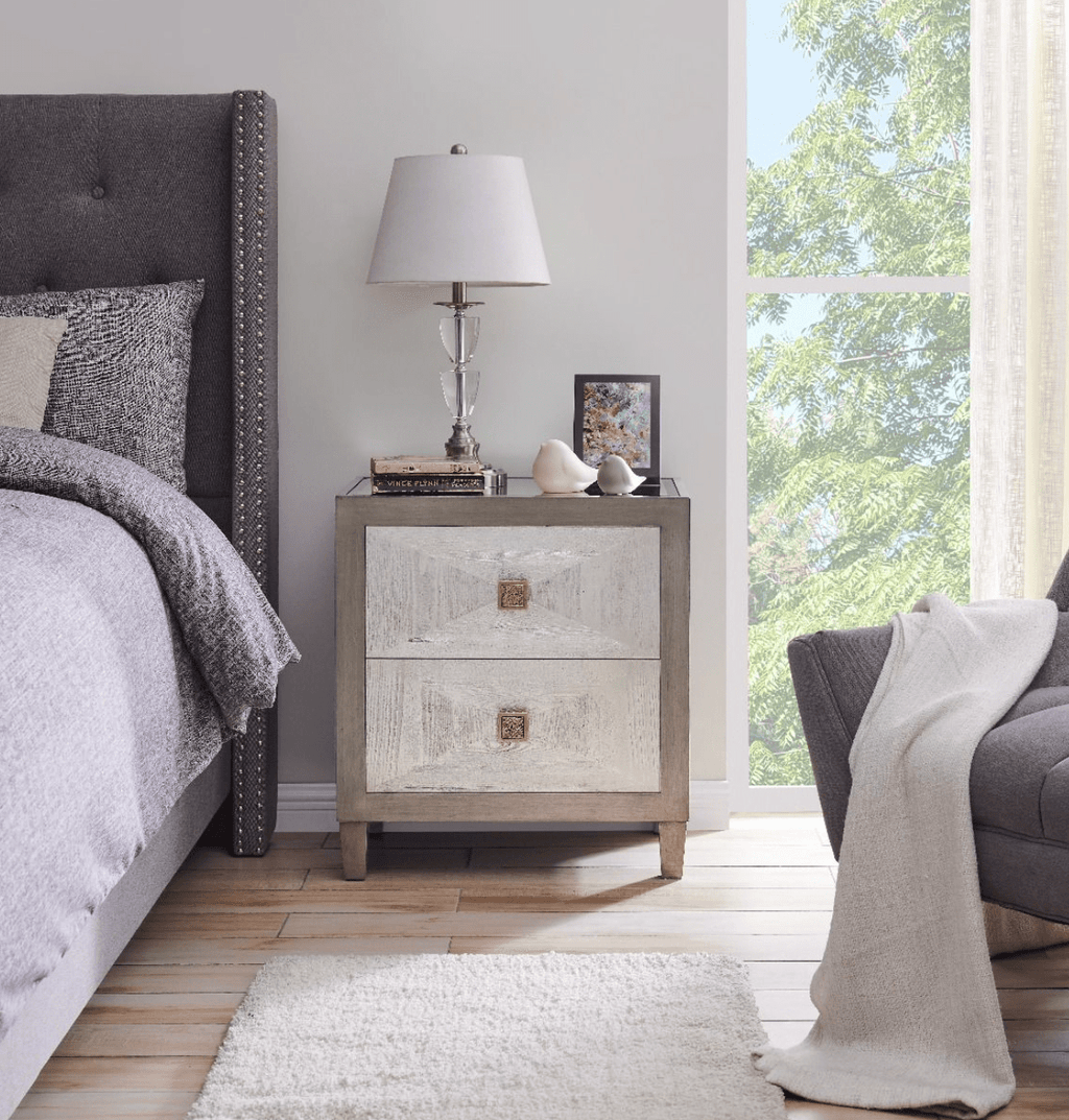 Nova Bed Side Table with - Luxury Interiors