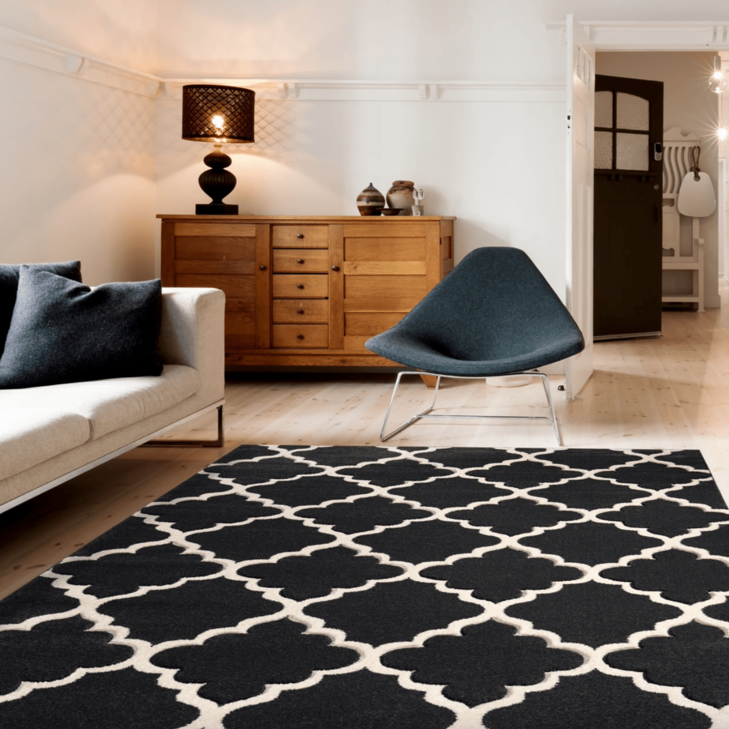 Darcy Dark Grey Rug