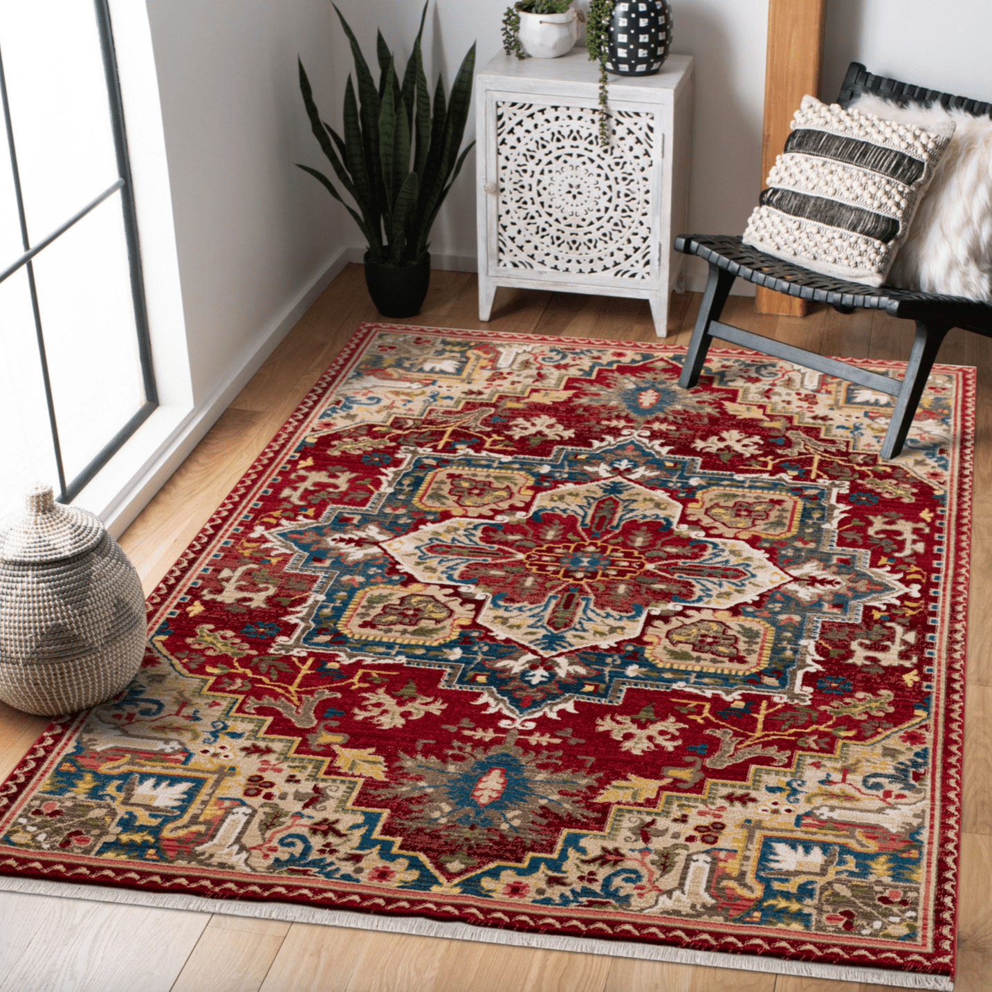 Rukas Vintage Style Inspired Rug