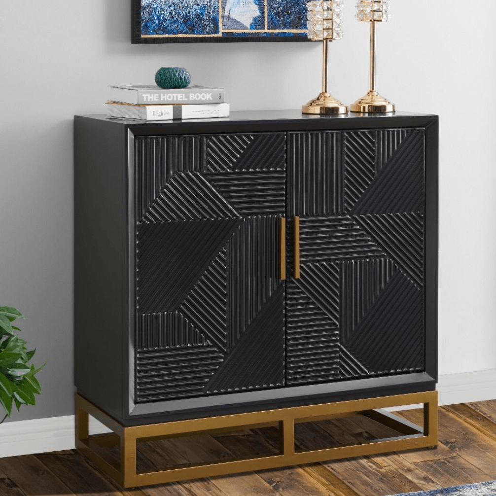Orleans Black Sideboard D/Y - Luxury Interiors