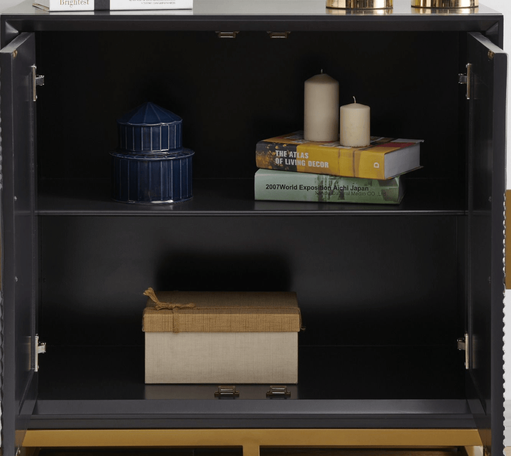 Orleans Black Sideboard D/Y - Luxury Interiors