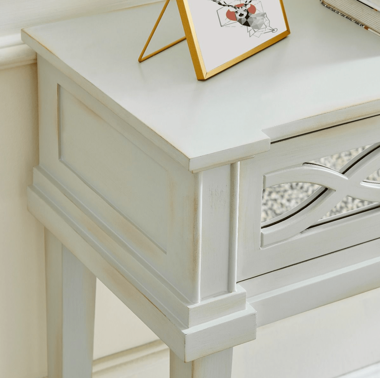 Modena 2 Drawer Console Table - Luxury Interiors