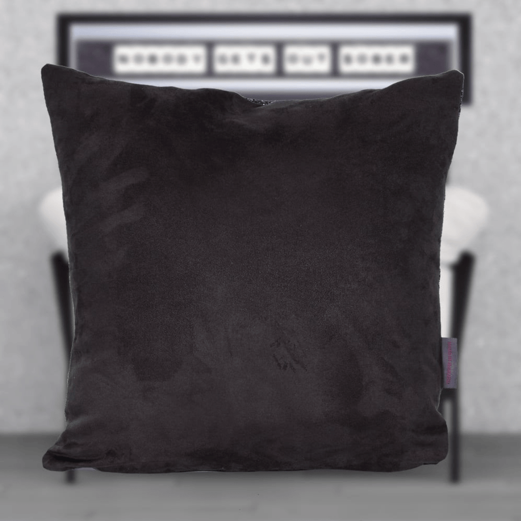 BLACK glitter cushions - Luxury Interiors