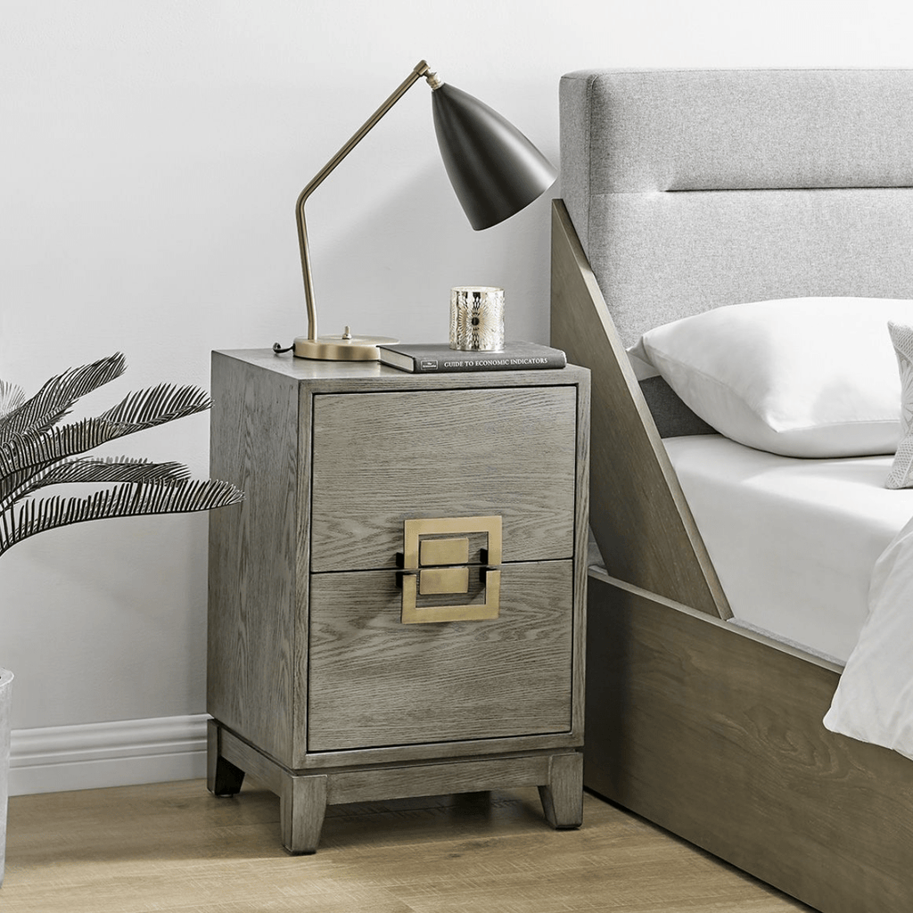 Malta 2 Drawer End Table - Luxury Interiors