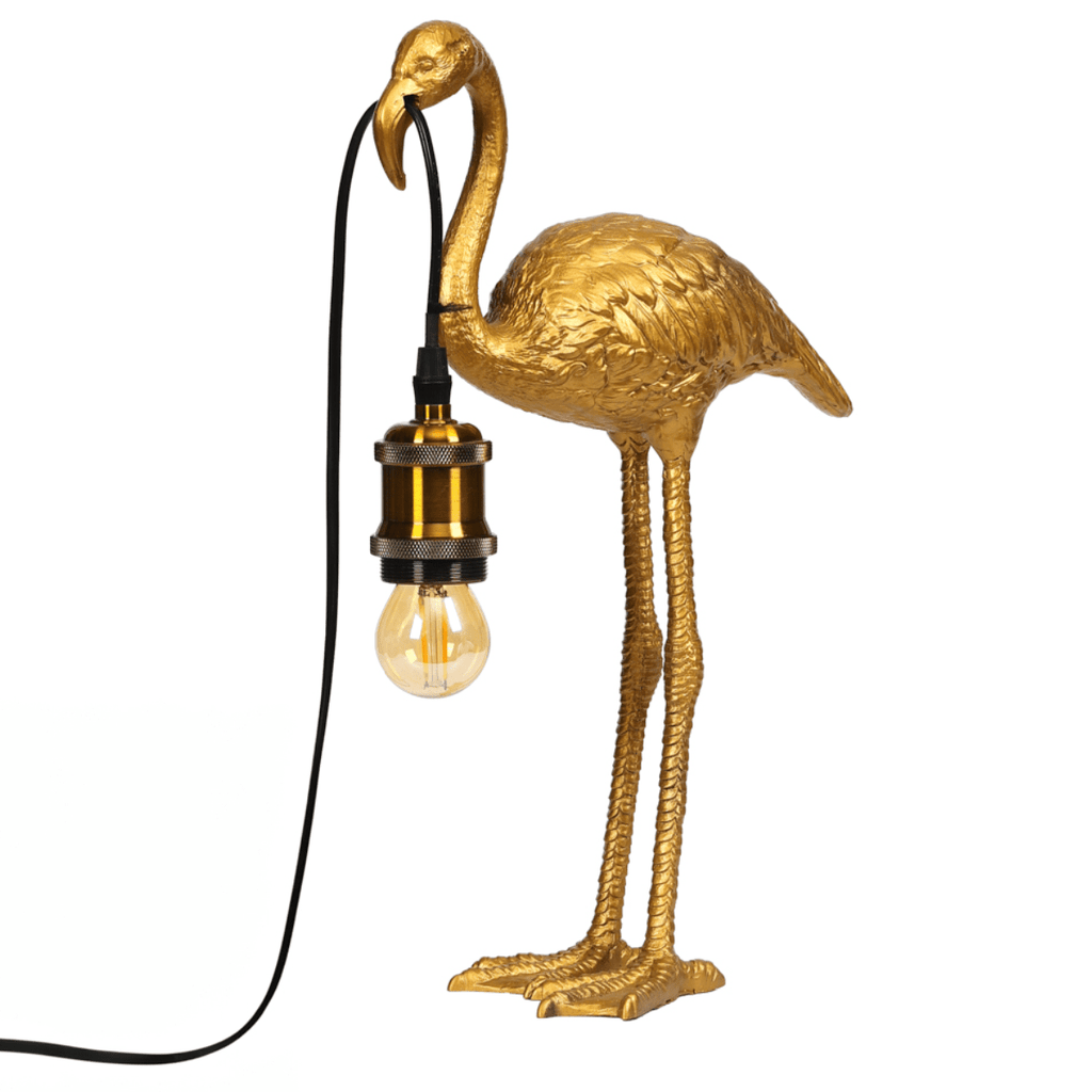 Flamingo lamp gold 59cm - Luxury Interiors
