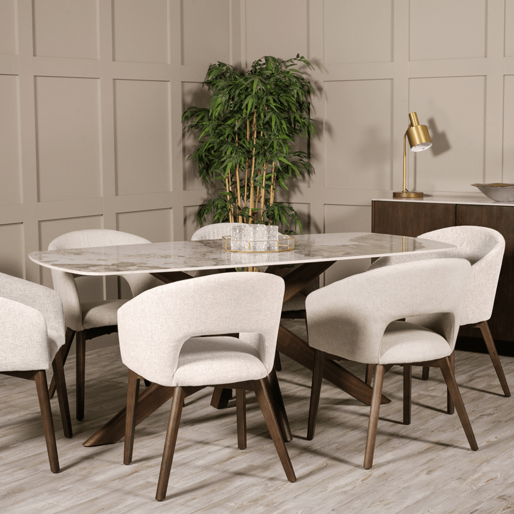 Ariya Dining Chairs (Pair) - Luxury Interiors