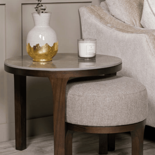 Axton Lamp Table and/or footstool